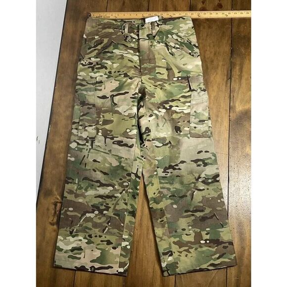 Multicam Camo APECS Pants Size Small Short USGI Army Trousers OCP Waist 27 To 31 - Picture 1 of 10